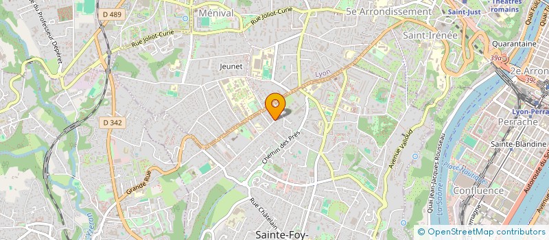 localisation de l'entreprise SOFIDESPI à SAINTE-FOY-LES-LYON