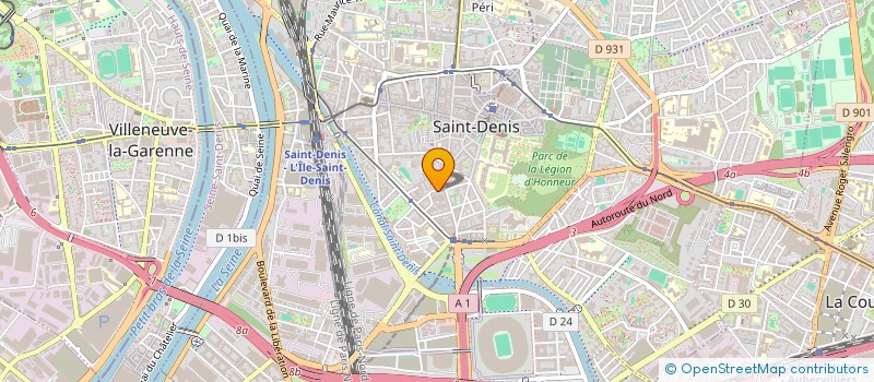 localisation de l'entreprise SOFIDEV à SAINT-DENIS