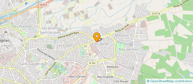 localisation de l'entreprise SOFIDEV à PERPIGNAN