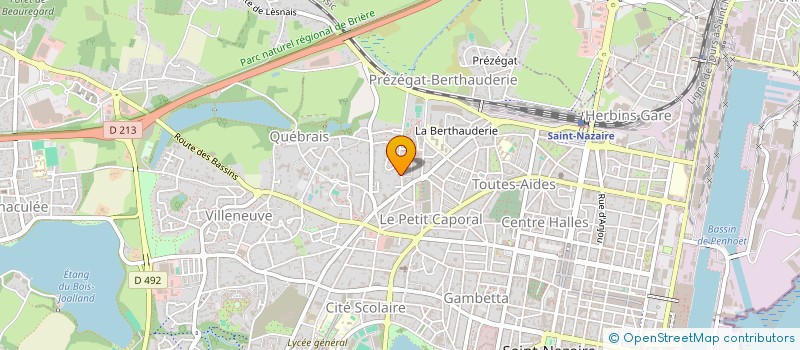 localisation de l'entreprise SOFIDI  SAINT-NAZAIRE