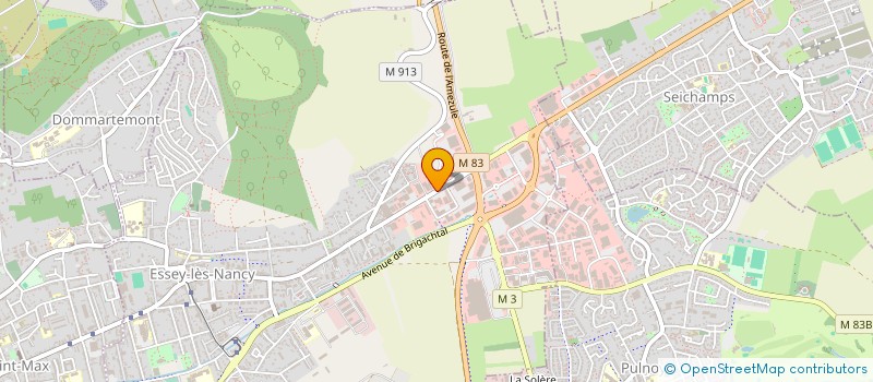 localisation de l'entreprise SOFIDIV  BELLEVILLE