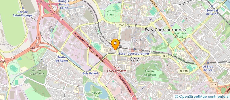 localisation de l'entreprise SOFIDY CONVICTIONS IMMOBILIERES à EVRY-COURCOURONNES