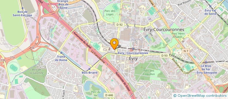 localisation de l'entreprise SOFIDY EUROPE INVEST à EVRY-COURCOURONNES