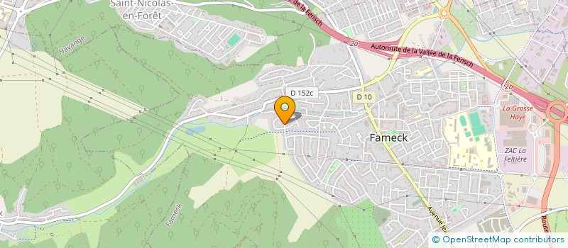 localisation de l'entreprise SOFIE  FAMECK