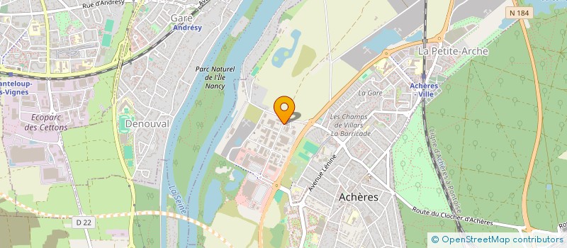 localisation de l'entreprise SOFIED LOGISTICS à ACHERES