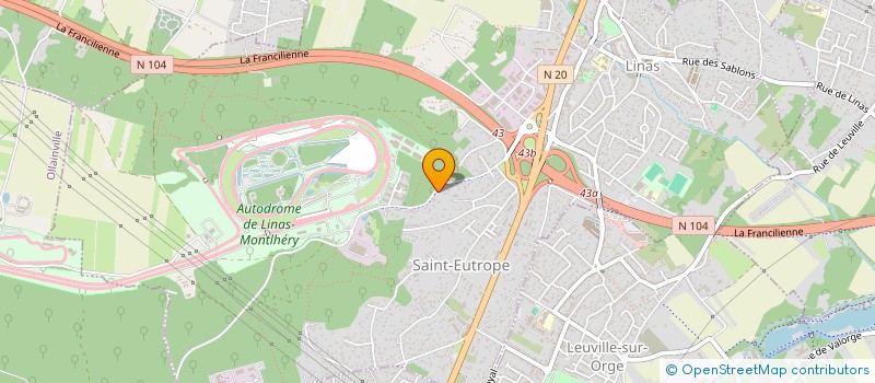 localisation de l'entreprise SOFIEG à LINAS
