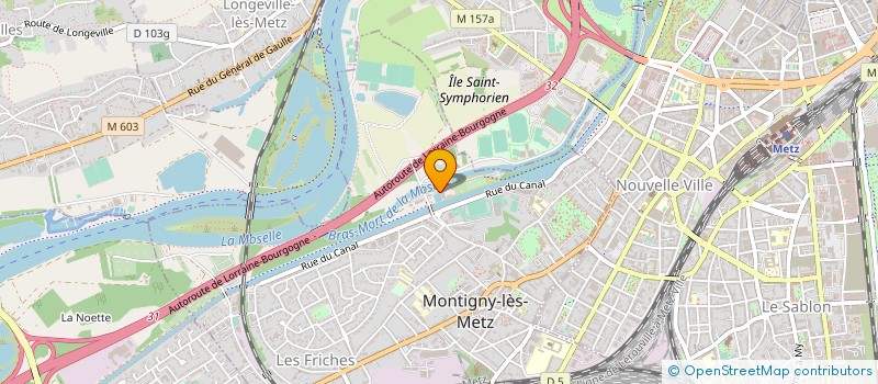 localisation de l'entreprise SOFIFERM à MONTIGNY-LES-METZ