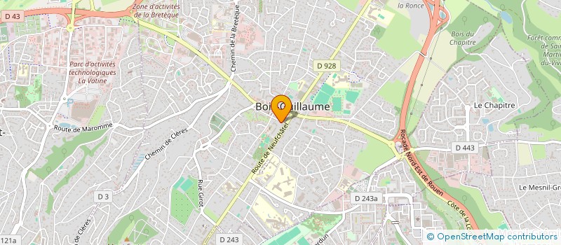 localisation de l'entreprise SOFIGA à BOIS-GUILLAUME