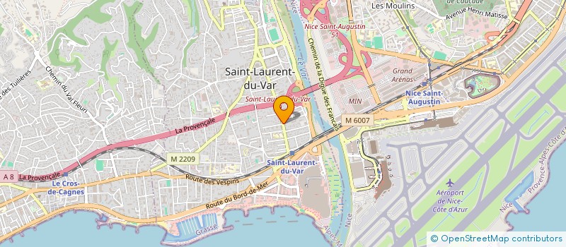 localisation de l'entreprise SOFIGEST à SAINT-LAURENT-DU-VAR