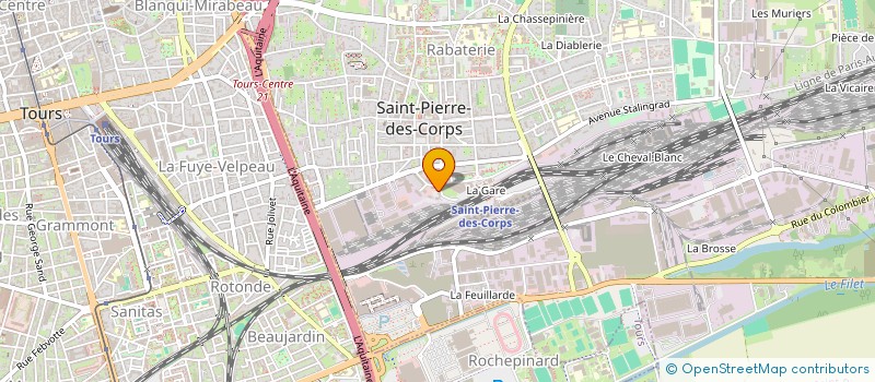 localisation de l'entreprise SOFIGREEN  SAINT-PIERRE-DES-CORPS