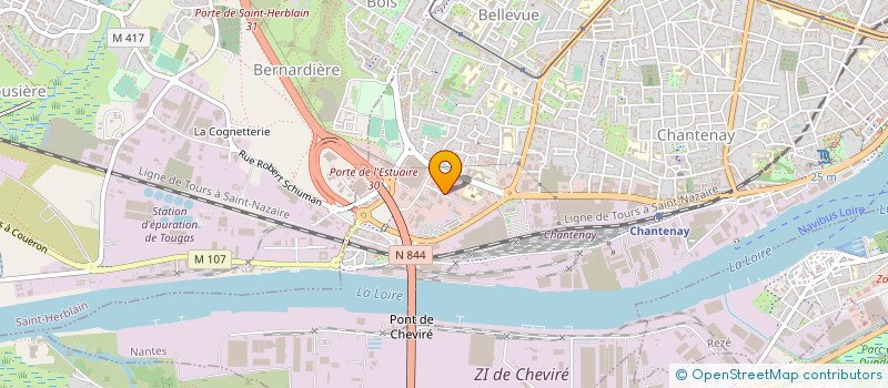 localisation de l'entreprise SOFIGUI à NANTES