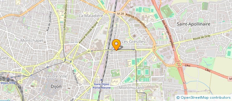 localisation de l'entreprise SOFIHBO à DIJON