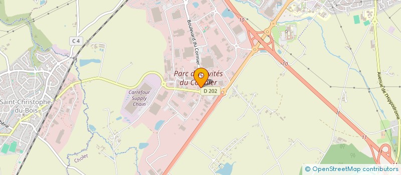 localisation de l'entreprise SOFIJEAN à CHOLET