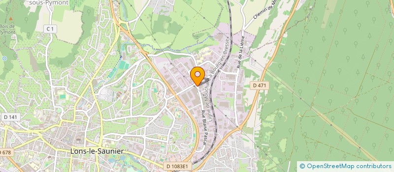 localisation de l'entreprise SOFIKLO  LONS-LE-SAUNIER