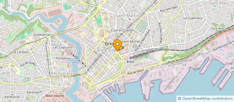 localisation de l'entreprise SOFIKOTEL à BREST