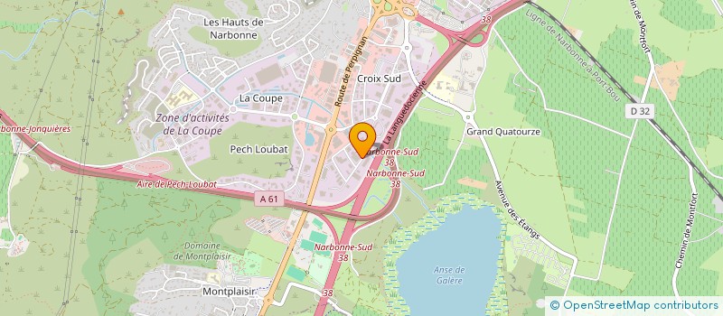 localisation de l'entreprise SOFIL  NARBONNE