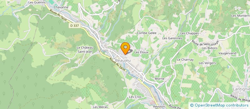 localisation de l'entreprise SOFILA  BEAUJEU