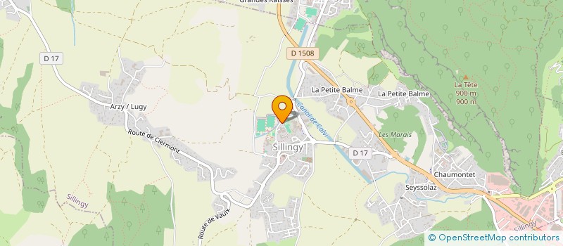 localisation de l'entreprise SOFILAC à FERNEY-VOLTAIRE