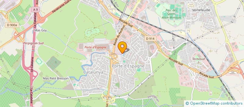 localisation de l'entreprise SOFILARO TRANSITIONS ARIEGE PYRENEES-ORIENTALES à PERPIGNAN