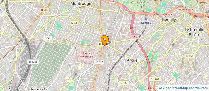 localisation de l'entreprise SOFILEA  ARCUEIL