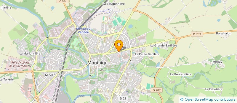localisation de l'entreprise SOFILEB à MONTAIGU-VENDEE