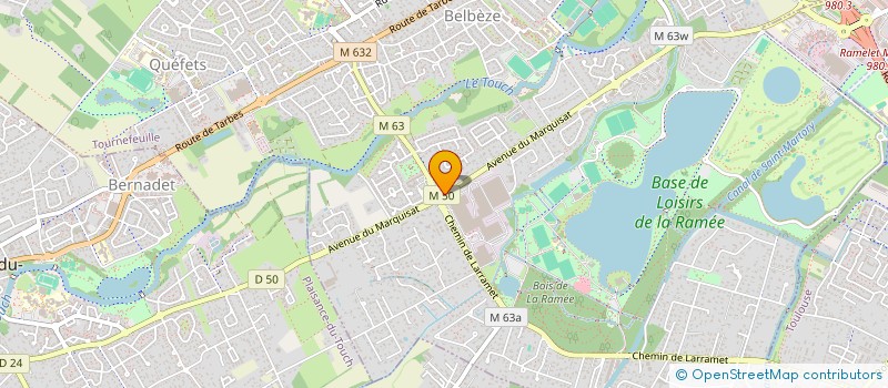 localisation de l'entreprise SOFILEC MIDI-LANGUEDOC  CASTELNAUDARY