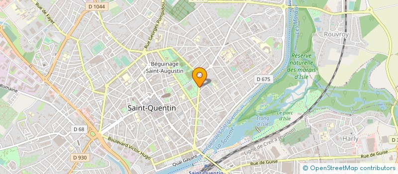 localisation de l'entreprise SOFILEG à SAINT-QUENTIN