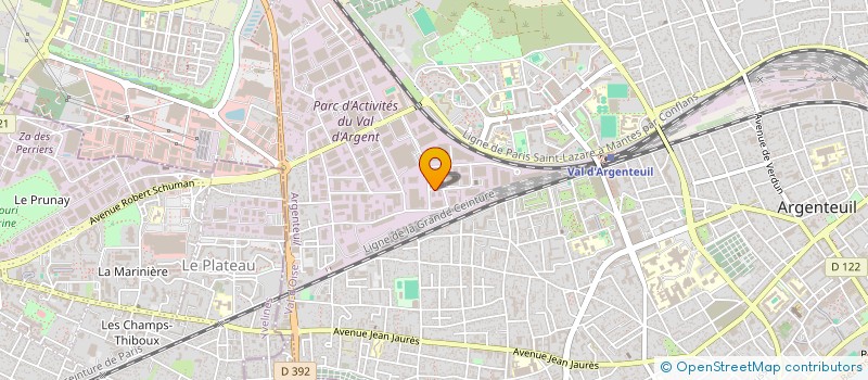 localisation de l'entreprise SOFILEMA à ARGENTEUIL