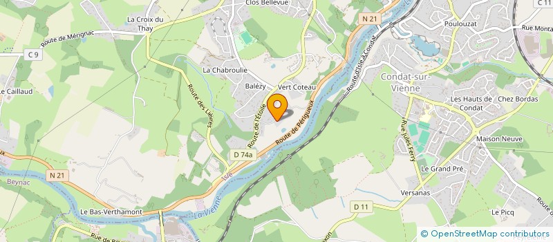 localisation de l'entreprise SOFILI SOC FINANCIERE DU LIMOUSIN à ISLE
