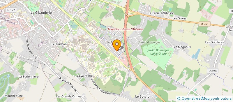 localisation de l'entreprise SOFILIV  POITIERS