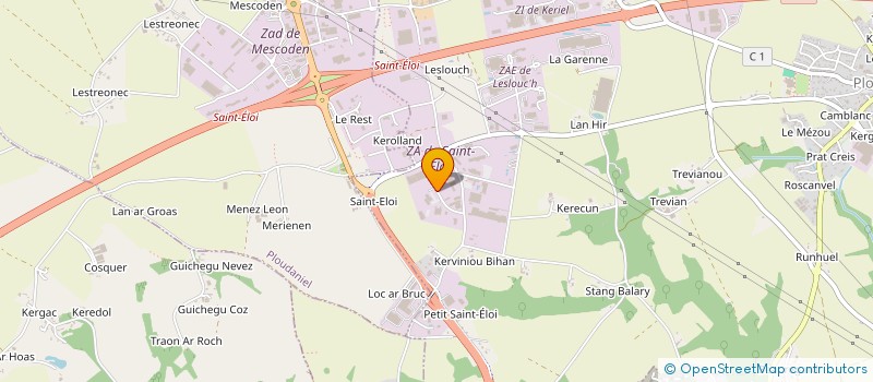 localisation de l'entreprise SOFILIZ à PLOUEDERN