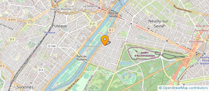 localisation de l'entreprise SOFILOC à NEUILLY-SUR-SEINE