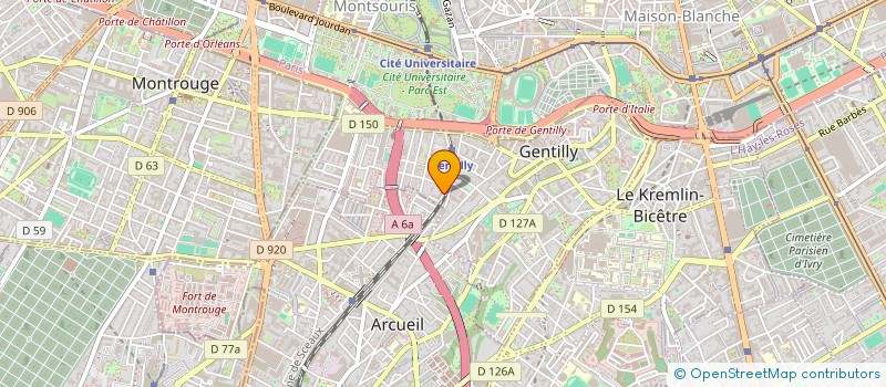 localisation de l'entreprise SOFILOG CONSEILS à GENTILLY
