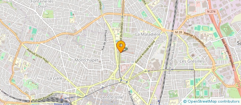 localisation de l'entreprise SOFILUX à DIJON
