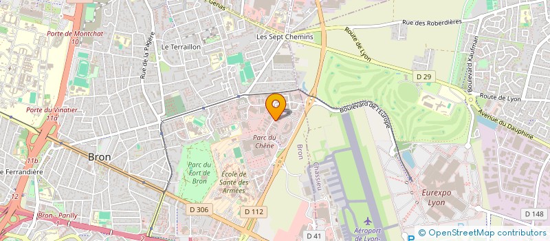 localisation de l'entreprise SOFILY à BRON
