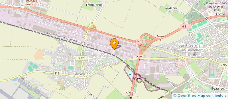 localisation de l'entreprise SOFIM  CARPIQUET