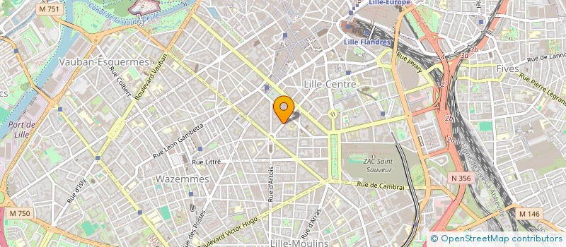 localisation de l'entreprise SOFIMA à LILLE