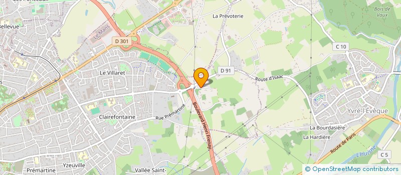 localisation de l'entreprise SOFIMARCO  LE MANS