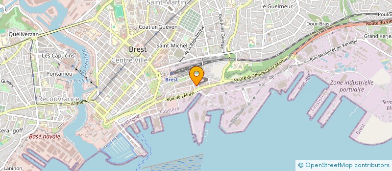 localisation de l'entreprise SOFIMCA à BREST