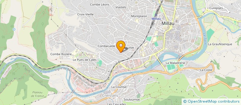 localisation de l'entreprise SOFIME  MILLAU