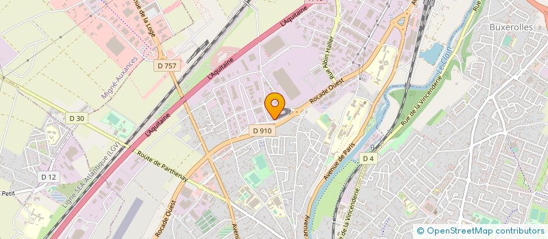 localisation de l'entreprise SOFIMEC à POITIERS
