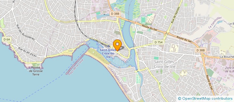 localisation de l'entreprise SOFIMER à SAINT-GILLES-CROIX-DE-VIE