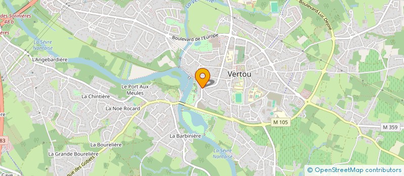 localisation de l'entreprise SOFIMMO 10  VERTOU