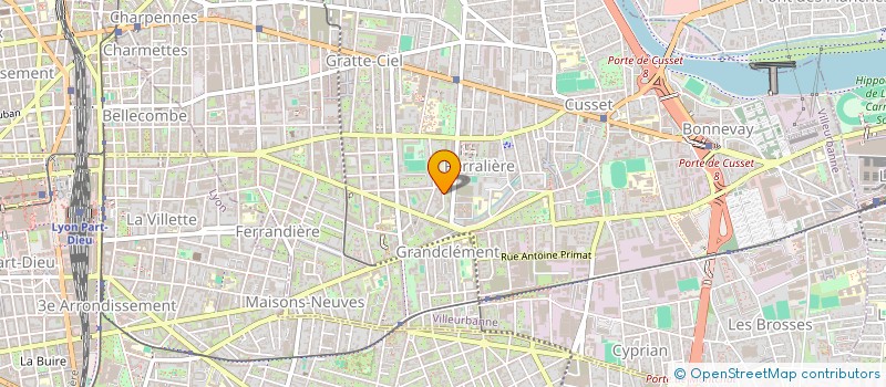 localisation de l'entreprise SOFIMMO  VILLEURBANNE