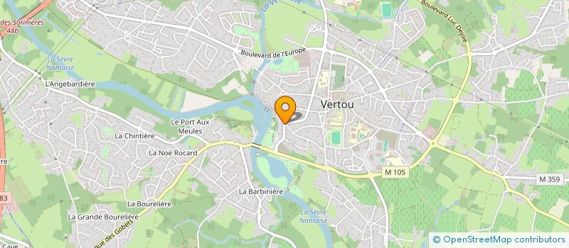 localisation de l'entreprise SOFIMMO 6  VERTOU