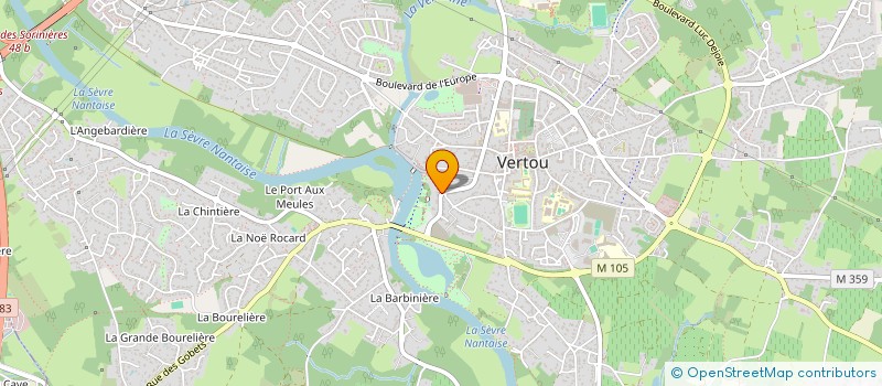 localisation de l'entreprise SOFIMMO 8  VERTOU