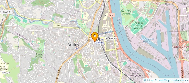 localisation de l'entreprise SOFIMPEX à OULLINS-PIERRE-BENITE