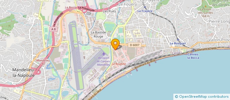 localisation de l'entreprise SOFIN à CANNES