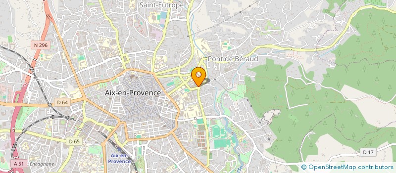 localisation de l'entreprise SOFINA à AIX EN PROVENCE