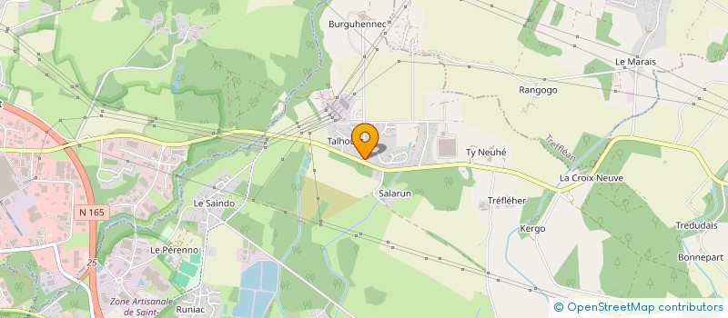 localisation de l'entreprise SOFINA à THEIX-NOYALO